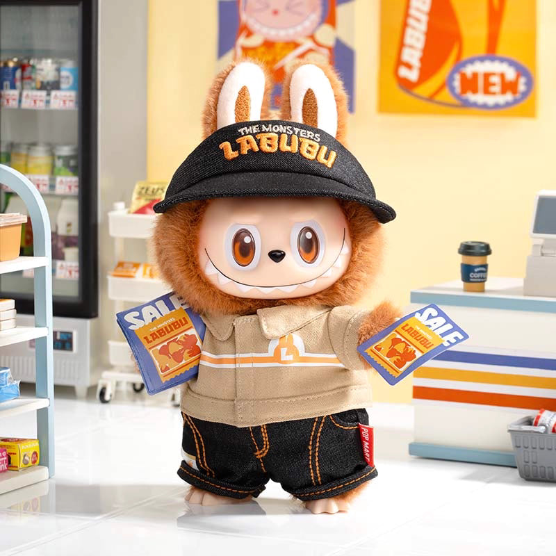 Wacky Mart Strange Flavor Convenience Store Series Vinyl Plush Hanging Card labubu