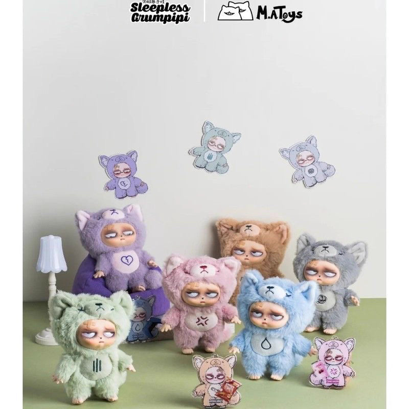 Sleepless runaway baby enameled plush blind box