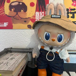 라부부 폴 인 와일드 플러시 인형 키 체인 