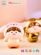 미트볼 강아지 콩 블라인드 백 