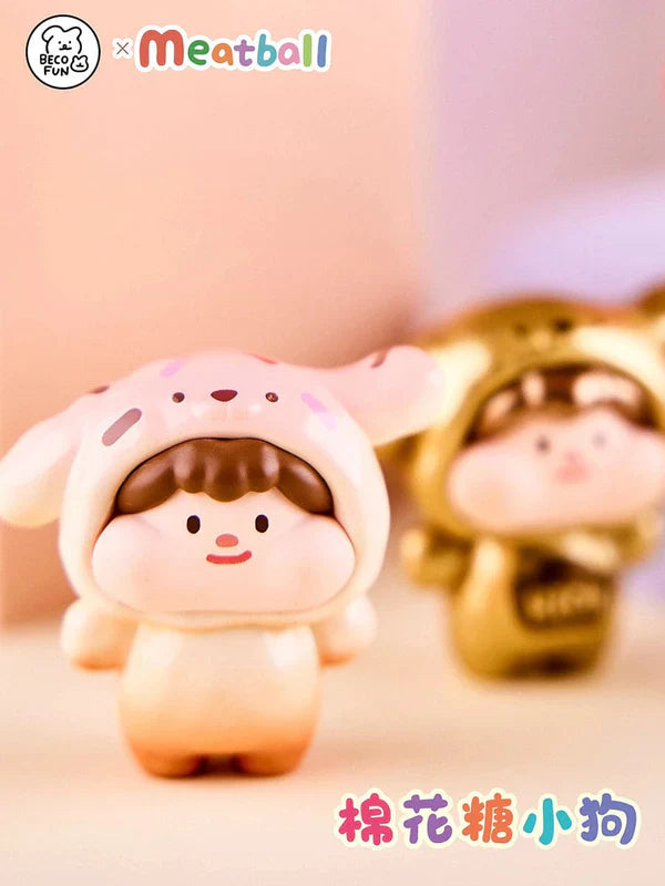 미트볼 강아지 콩 블라인드 백 