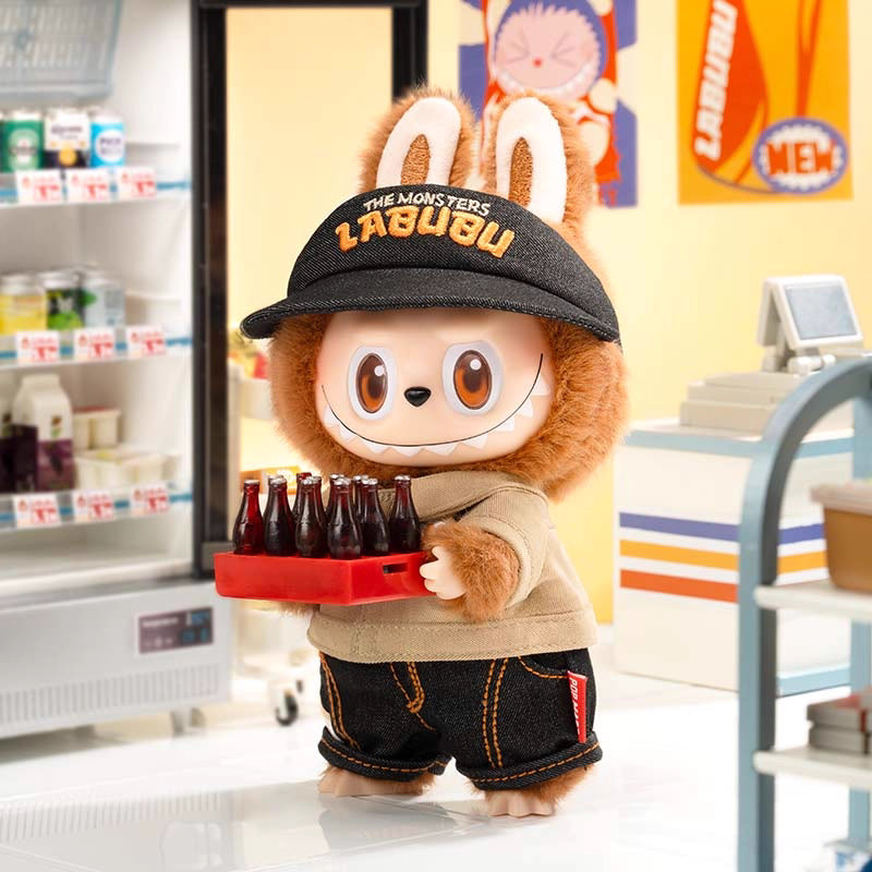 엉뚱한 마트 이상한 맛 편의점 시리즈 비닐 플러시 매달아두는 카드 라부부 