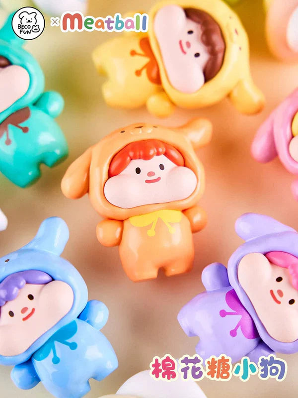 미트볼 강아지 콩 블라인드 백 