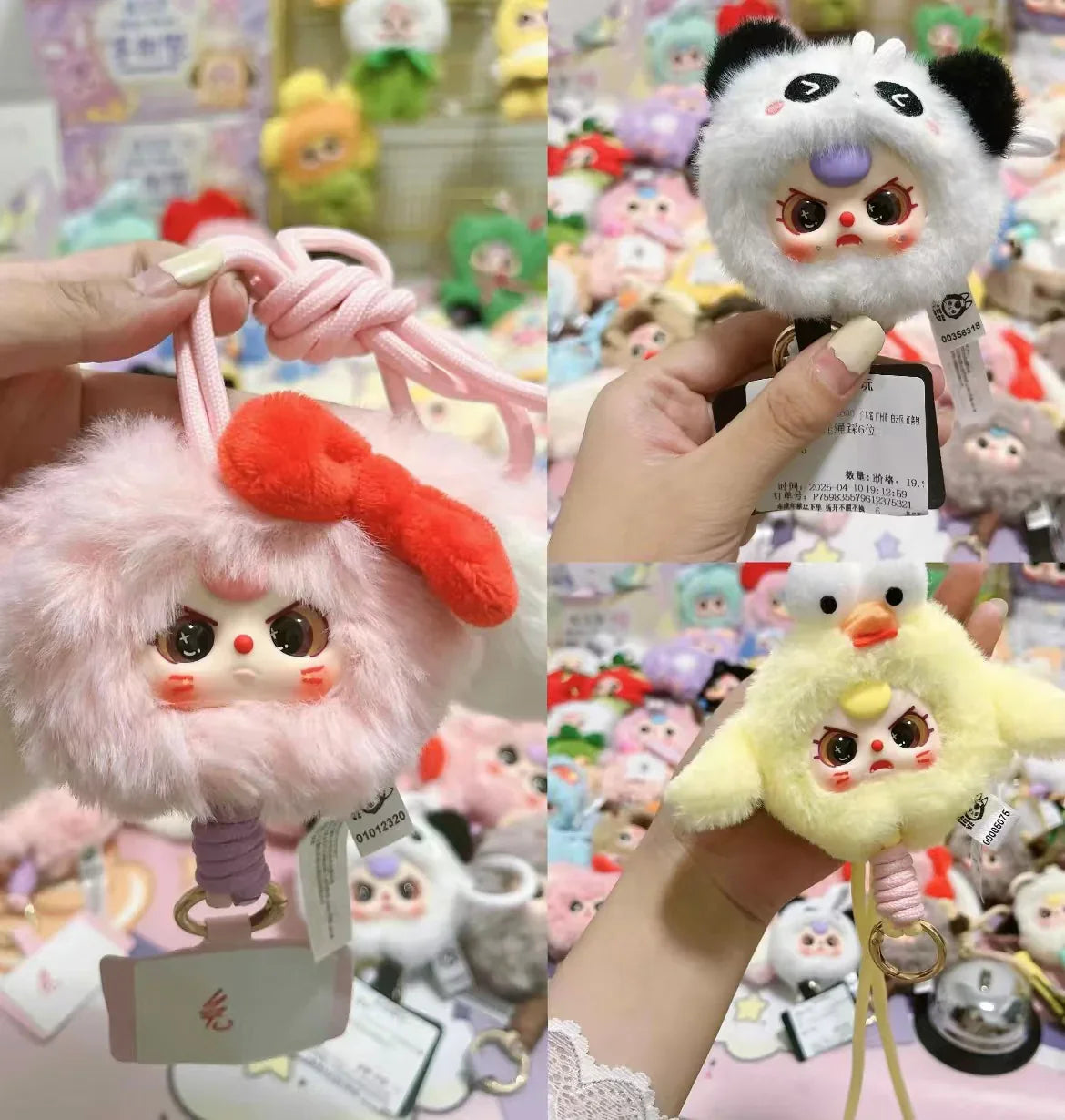 아기용 3인치 휴대폰 끈 